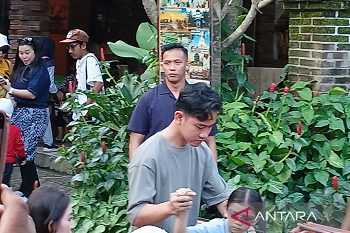 Wapres Gibran Sekeluarga Membatik di Borobudur